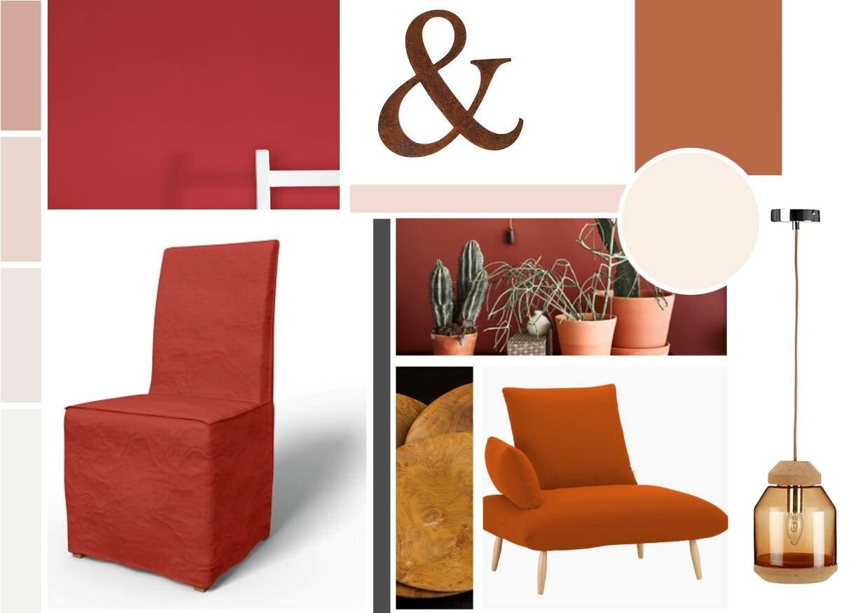 De rouille et d'ocre.